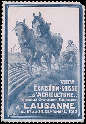 Seller image for Reklamemarke Exposition Agriculture for sale by Veikkos