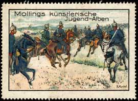 Seller image for Reklamemarke Mollings knstlerische Jugend-Alben for sale by Veikkos