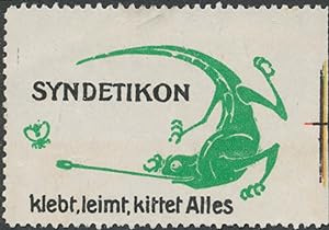 Seller image for Reklamemarke Syndetikon Klebstoff for sale by Veikkos