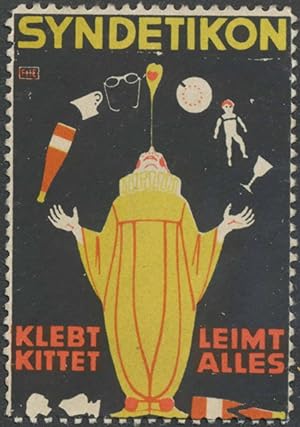 Seller image for Reklamemarke Syndetikon Clown for sale by Veikkos