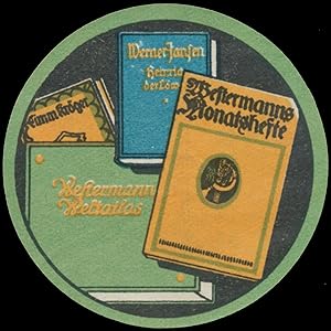Image du vendeur pour Reklamemarke Westermanns Monatshefte mis en vente par Veikkos