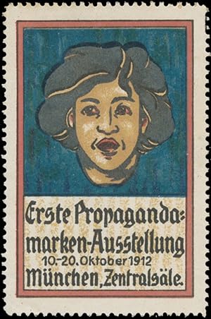 Seller image for Reklamemarke Erste Propagandamarken-Ausstellung for sale by Veikkos