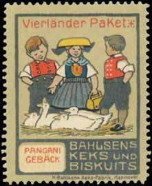 Seller image for Reklamemarke Vierlnder Paket for sale by Veikkos