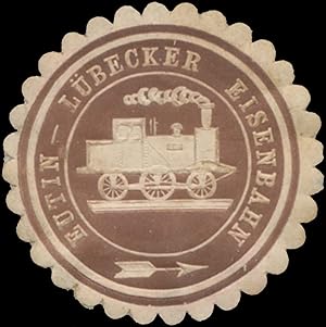 Siegelmarke Eutin-Lübecker Eisenbahn