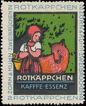 Seller image for Reklamemarke Rotkppchen Kaffee-Essenz for sale by Veikkos