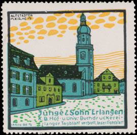 Seller image for Reklamemarke Altstdter Kirche for sale by Veikkos