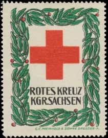 Seller image for Reklamemarke Rotes Kreuz for sale by Veikkos