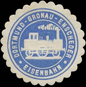 Siegelmarke Dortmund-Gronau-Enscheder Eisenbahn