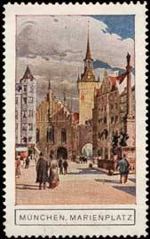 Seller image for Reklamemarke Marienplatz for sale by Veikkos