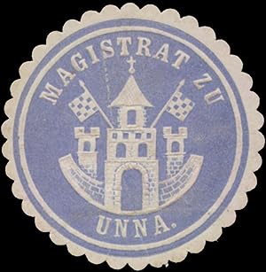 Seller image for Siegelmarke Magistrat zu Unna for sale by Veikkos