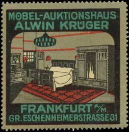 Image du vendeur pour Reklamemarke Mbel-Auktionshaus mis en vente par Veikkos