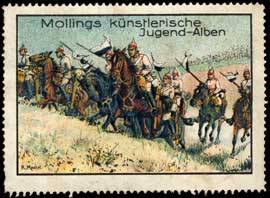 Seller image for Reklamemarke Mollings knstlerische Jugend-Alben for sale by Veikkos