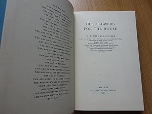 Imagen del vendedor de Cut Flowers For the House a la venta por J R Wright