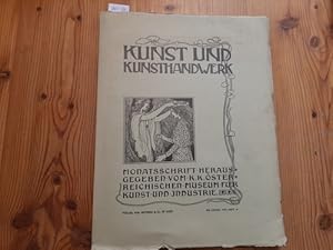 Kunst und Kunsthandwerk. Monatssschrift. XIV. Jahrgang. Heft 4