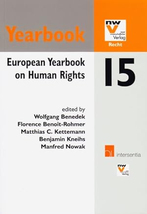 Bild des Verkufers fr European Yearbook on Human Rights zum Verkauf von GreatBookPricesUK