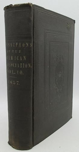 Bild des Verkufers fr The Transactions of the American Medical Association Volume X (1857) zum Verkauf von Ivy Ridge Books/Scott Cranin