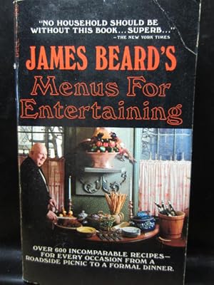 Seller image for JAMES BEARD'S MENUS FOR ENTERTAINING for sale by The Book Abyss