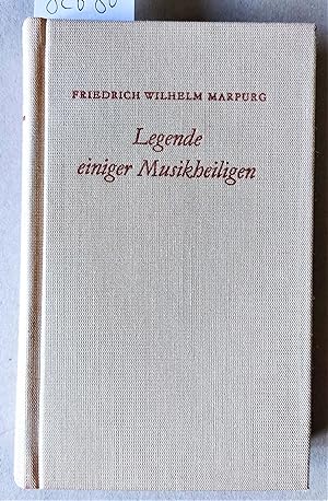 Immagine del venditore per Legende einiger Musikheiligen = Peters Reprints. venduto da Versandantiquariat Kerstin Daras