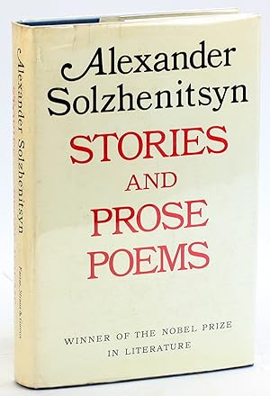 Image du vendeur pour Stories and Prose Poems (English and Russian Edition) mis en vente par Arches Bookhouse