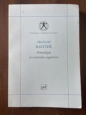 Imagen del vendedor de Smantique et recherches cognitives a la venta por Librairie des Possibles