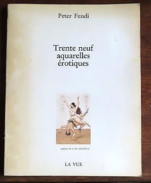 Seller image for Trente neuf aquarelles rotiques. for sale by La Bergerie