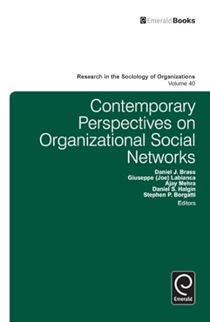 Imagen del vendedor de Contemporary Perspectives on Organizational Social Networks a la venta por GreatBookPrices
