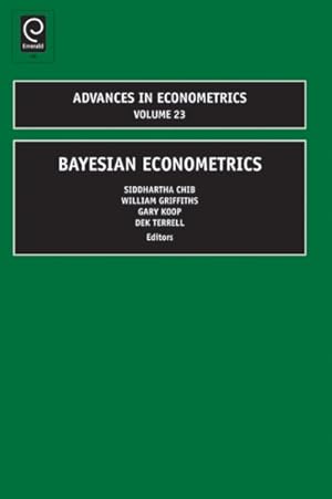Imagen del vendedor de Bayesian Econometrics a la venta por GreatBookPrices