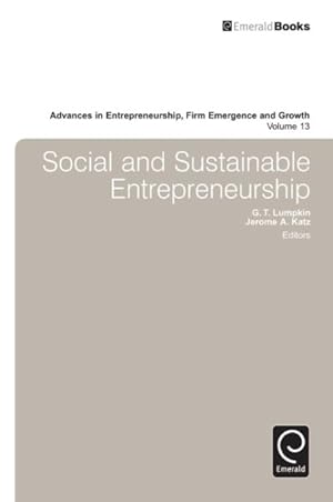 Seller image for Social and Sustainable Entrepreneurship for sale by GreatBookPrices