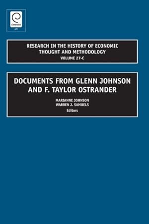 Seller image for Documents from Glenn Johnson and F. Taylor Ostrander for sale by GreatBookPrices