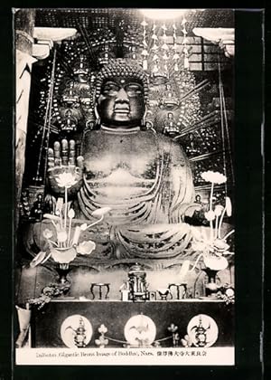 Seller image for Ansichtskarte Nara, Daibutsu Gigantic Bronz Image of Buddha for sale by Bartko-Reher