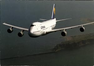 Ansichtskarte / Postkarte Deutsches Passagierflugzeug, Lufthansa Boeing 747-200