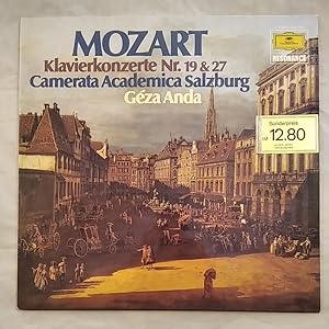 Bild des Verkufers fr Wolfgang Amadeus Mozart: Klavierkonzerte Nr. 19 & 27.[Vinyl]. zum Verkauf von KULTur-Antiquariat