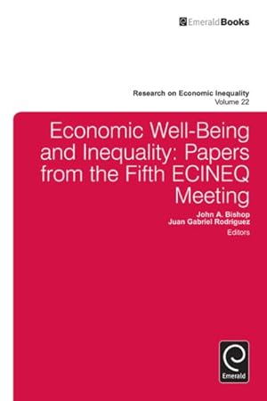 Bild des Verkufers fr Economic Well-Being and Inequality : Papers from the Fifth Ecineq Meeting zum Verkauf von GreatBookPrices