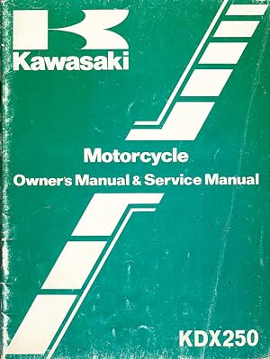 GENUINE KAWASAKI KDZ650 SERVICE MANUAL 1984