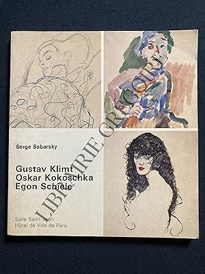 GUSTAV KLIMT OSKAR KOKOSCHKA EGON SCHIELE-DESSINS ET AQUARELLES-CATALOGUE EXPOSITION HOTEL DE VIL...