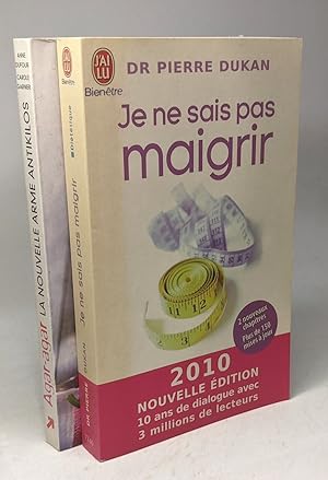 Image du vendeur pour Je ne sais pas maigrir + Agar agar - la nouvelle arme antikilos mincir comme  Okinawa --- 2 livres mis en vente par crealivres