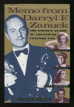 Seller image for Memo from Darryl F. Zanuck: The Golden Years at Twentieth Century-Fox for sale by ReadInk, ABAA/IOBA