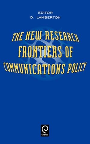 Seller image for New Research Frontiers of Communications Policy for sale by GreatBookPrices