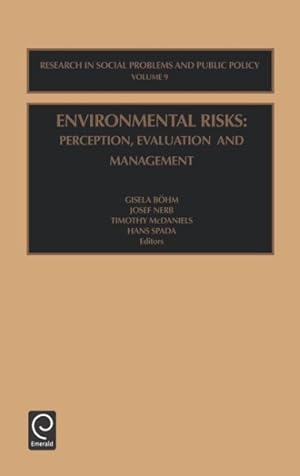 Seller image for Environmental Risks : Perception, Evaluation and Management for sale by GreatBookPrices