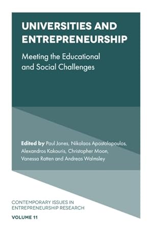 Immagine del venditore per Universities and Entrepreneurship : Meeting the Educational and Social Challenges venduto da GreatBookPrices