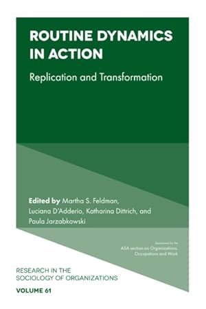 Bild des Verkufers fr Routine Dynamics in Action : Replication and Transformation zum Verkauf von GreatBookPrices