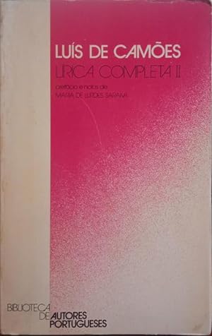 Bild des Verkufers fr LRICA COMPLETA II. zum Verkauf von Livraria Castro e Silva