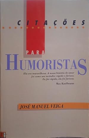 CITAÇÕES PARA HUMORISTAS.