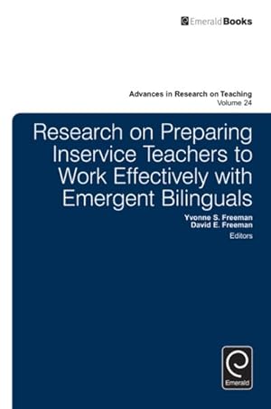 Seller image for Research on Preparing Inservice Teachers to Work Effectively with Emergent Bilinguals for sale by GreatBookPrices