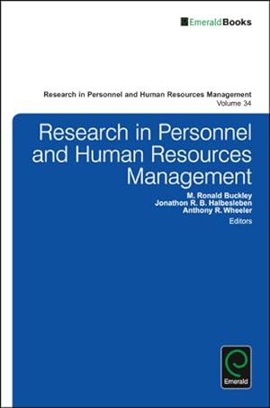 Seller image for Research in Personnel and Human Resources Management for sale by GreatBookPrices