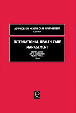 Imagen del vendedor de International Health Care Management a la venta por GreatBookPrices