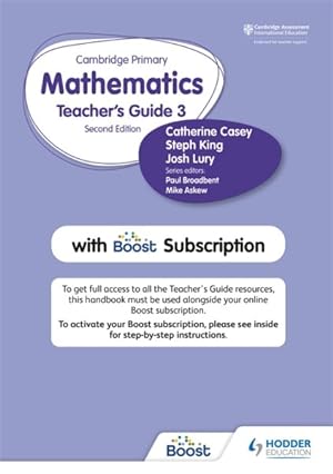 Bild des Verkufers fr Cambridge Primary Mathematics Teacher?s Guide Stage 3 With Boost Subscription zum Verkauf von GreatBookPrices
