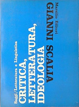 Seller image for Critica, letteratura, ideologia for sale by Librodifaccia