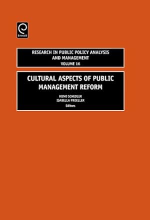 Image du vendeur pour Cultural Aspects of Public Management Reform mis en vente par GreatBookPrices