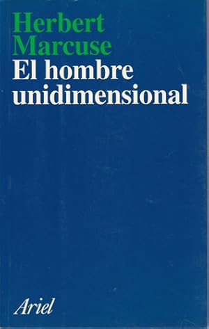 Imagen del vendedor de El hombre unidimensional a la venta por Librera Cajn Desastre